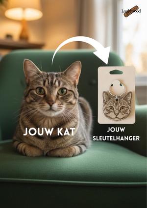 Gepersonaliseerde Honden/Kat Sleutelhanger